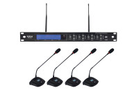 Karma  Microfone Mesa s/ Fios (4 unid) + Receptor UHF (Conferência)
